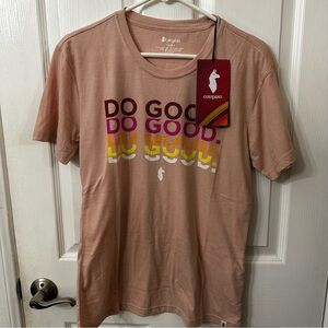 Cotopaxi Women's Do Good Repeat Organic T-Shirt in Multi Coral, M